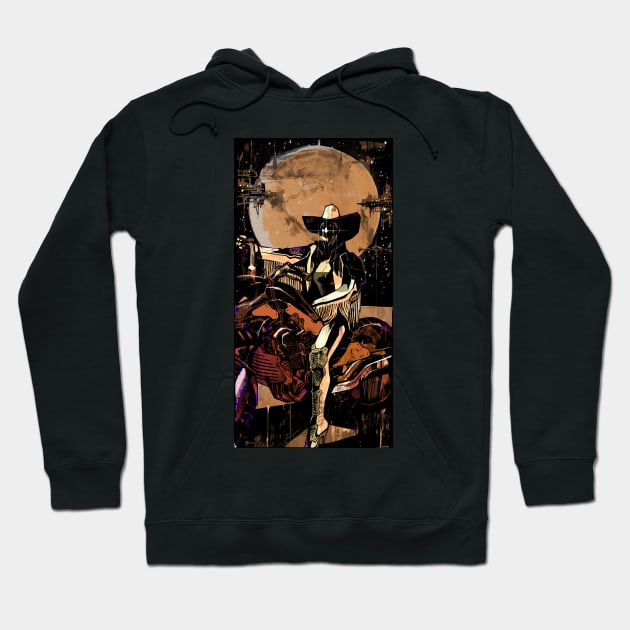 The Sun (Cyberpunk Tarot) Hoodie by Joshessel